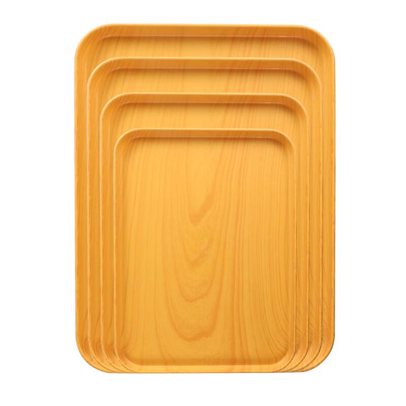 Rectangular Wheat Straw Serving Tray