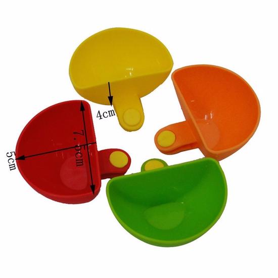 2ks Dip Clips Sada kuchyňských mís Nástroj Small Mishes Spice Clip