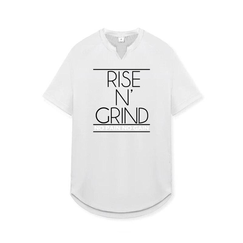 

Muscleguys Летняя мужская модная футболка с коротким рукавом и принтом для бега, фитнеса и спорта с коротким рукавом XXL белый