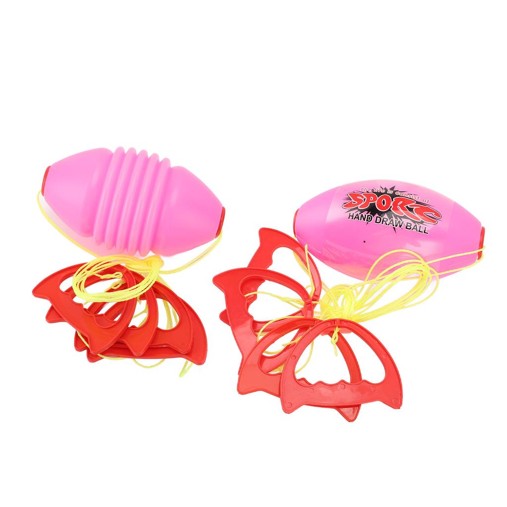 2Pcs Pull Ball Game Set Indoor Outdoor Sports Early Development Activity Toy Parent Child 2 Person I