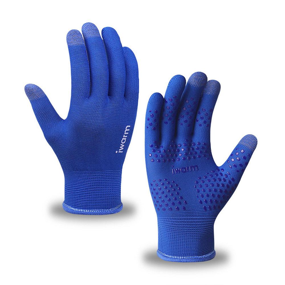 

Ветрозащитные зимние теплые перчатки, мужские перчатки для велоспорта, противоскользящие женские термоперчатки из флиса, перчатки с закрытыми пальцами для рыбалки, мотоцикла, лыж. S size синий