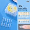 100 Pièces Embouts d'Ongles Amande Couvrance Totale Mat Gel Souple Faux Ongles Pour Salon de Manucure DIY Manucure Maison Création d'Art pour Ongles