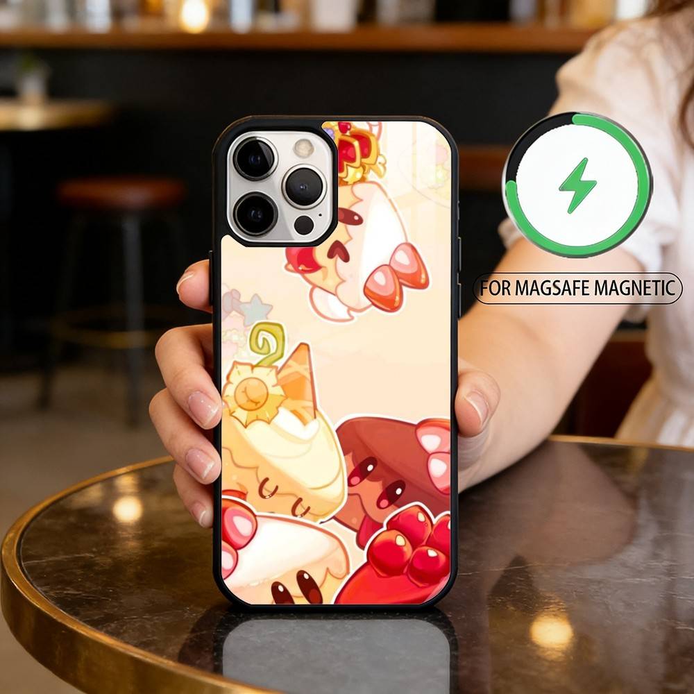 Game C-Cookie Run K-Kingdom Magnetic For Magsafe Wireless Charging Phone Case For iPhone17,16,15,14,13,12,11 Plus,Pro Max
