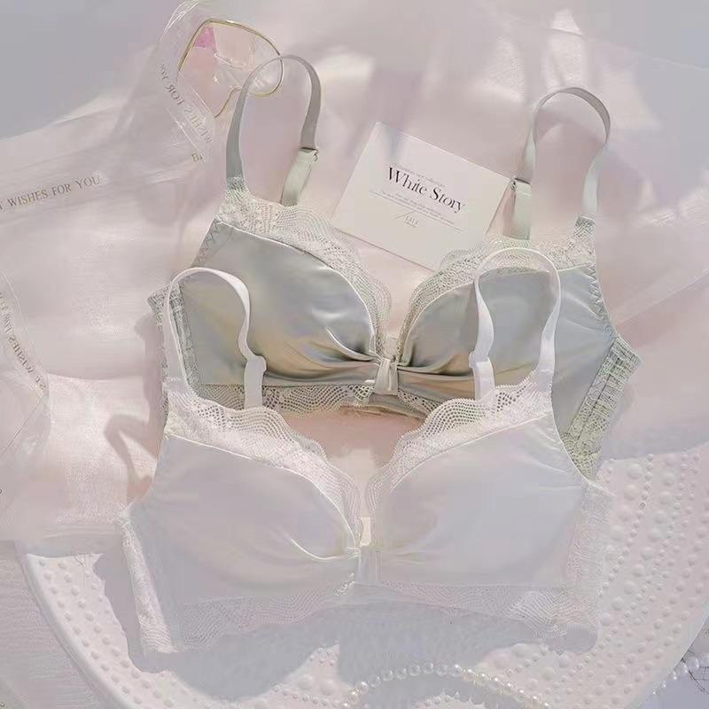 Lencería Recogida Sin Anillo De Acero Látex Antiflacidez Recoger Vice Pecho Pure Desire Wind Sujetador Ajustable