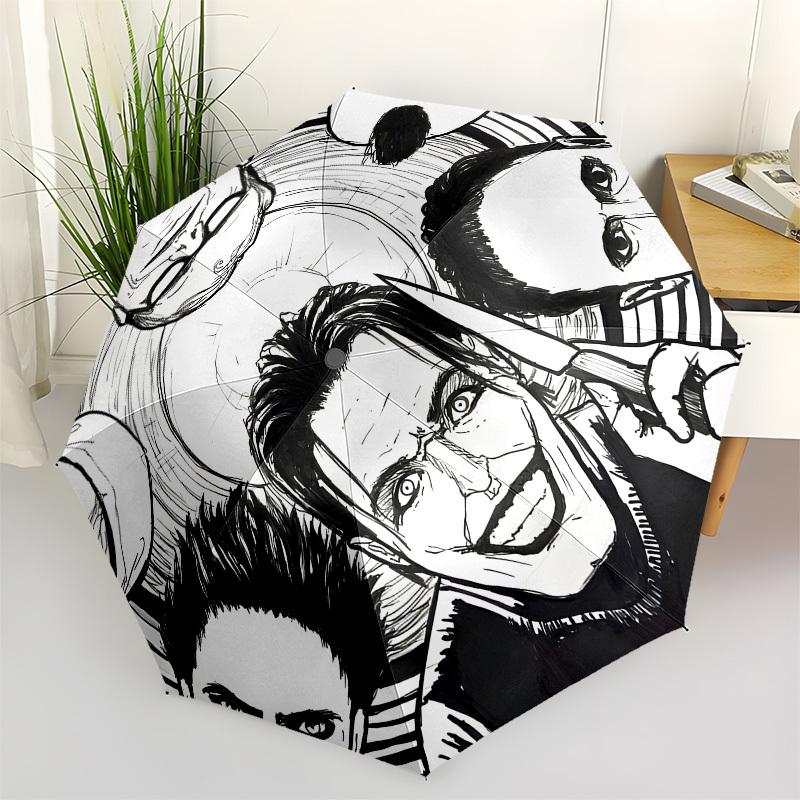 

Portraits, Circular Composition Automatic Opening and Closing, 8 rib Structure Portable Umbrella, Suitable for Men and Women in All Seasons