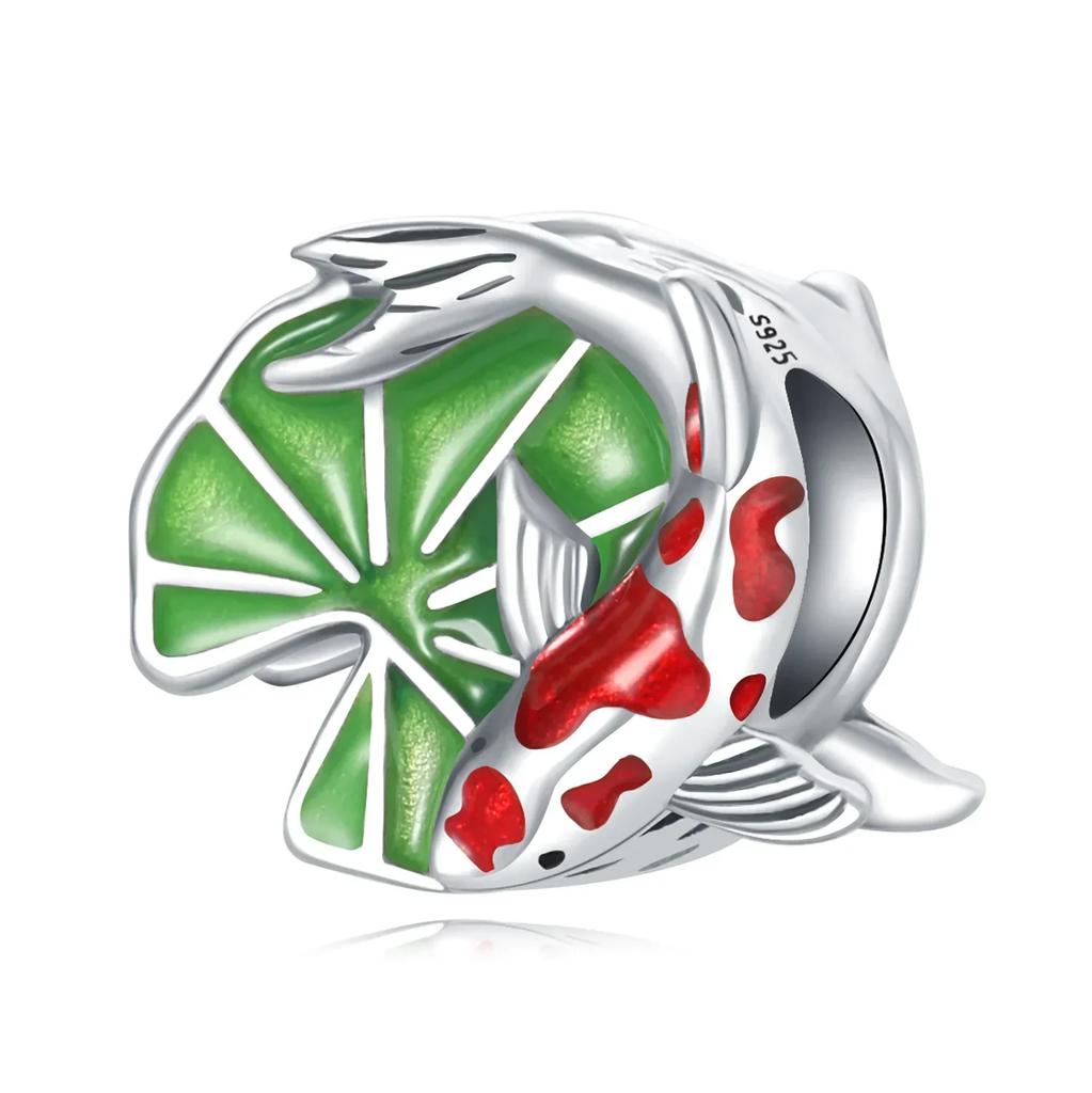 Serie Charmscoppergreen Ciondolo Foglia di Monstera Perline Originali per Braccialetti per Donne Creazione di Gioielli Regali