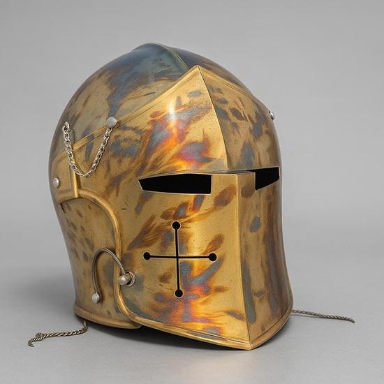Handgefertigter mittelalterlicher Barbuta-Helm Perfekt für Renaissance-Messe, Cosplay, LARP, Halloween-Kostüm Authentische Stahlreplika