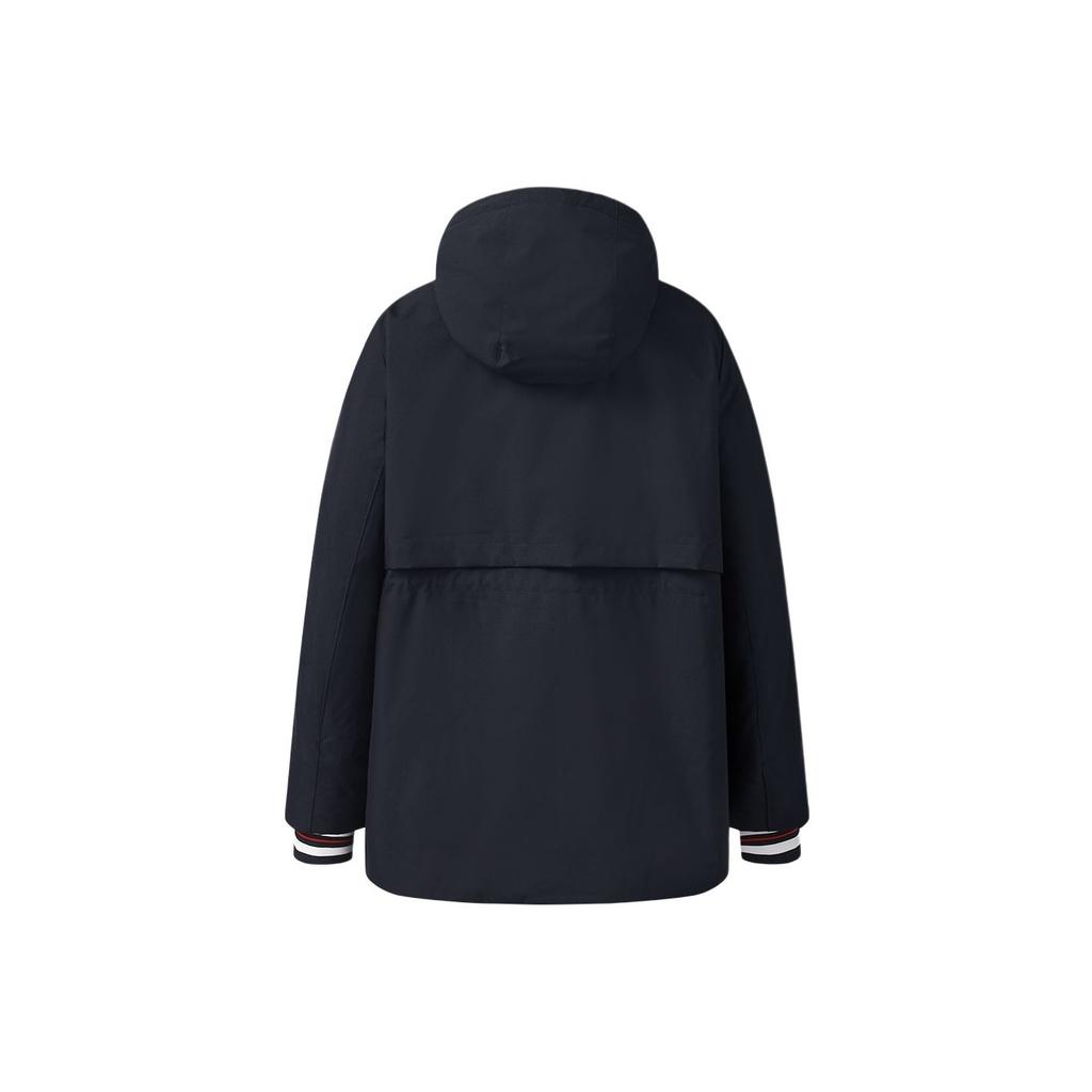 Fila Fw25 Casual Comfortable Hooded Zipper Long Sleeve Cotton Jacket Women Jackets F11W548914F-NV