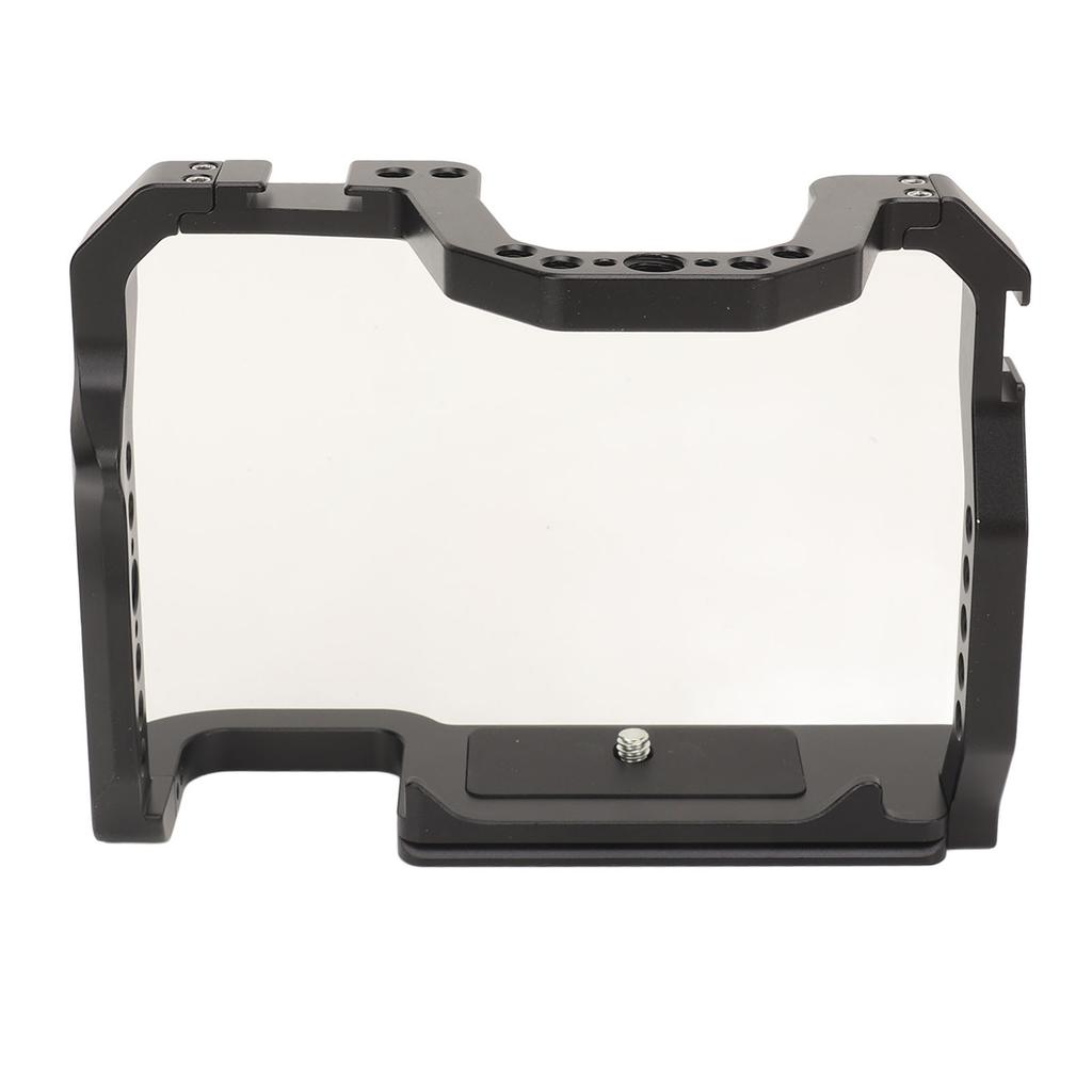 Camera Cage with Cold Shoe 1/4inch 3/8inch Threaded Hole Aluminum Alloy Camera Video Rig for 70D 80D