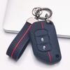 Silicone Key Fob Cover with Keychain for Jeep Wrangler JL Gladiator JT 2018-2025, for Your Key, Protective Accessory, Key Fob Protection