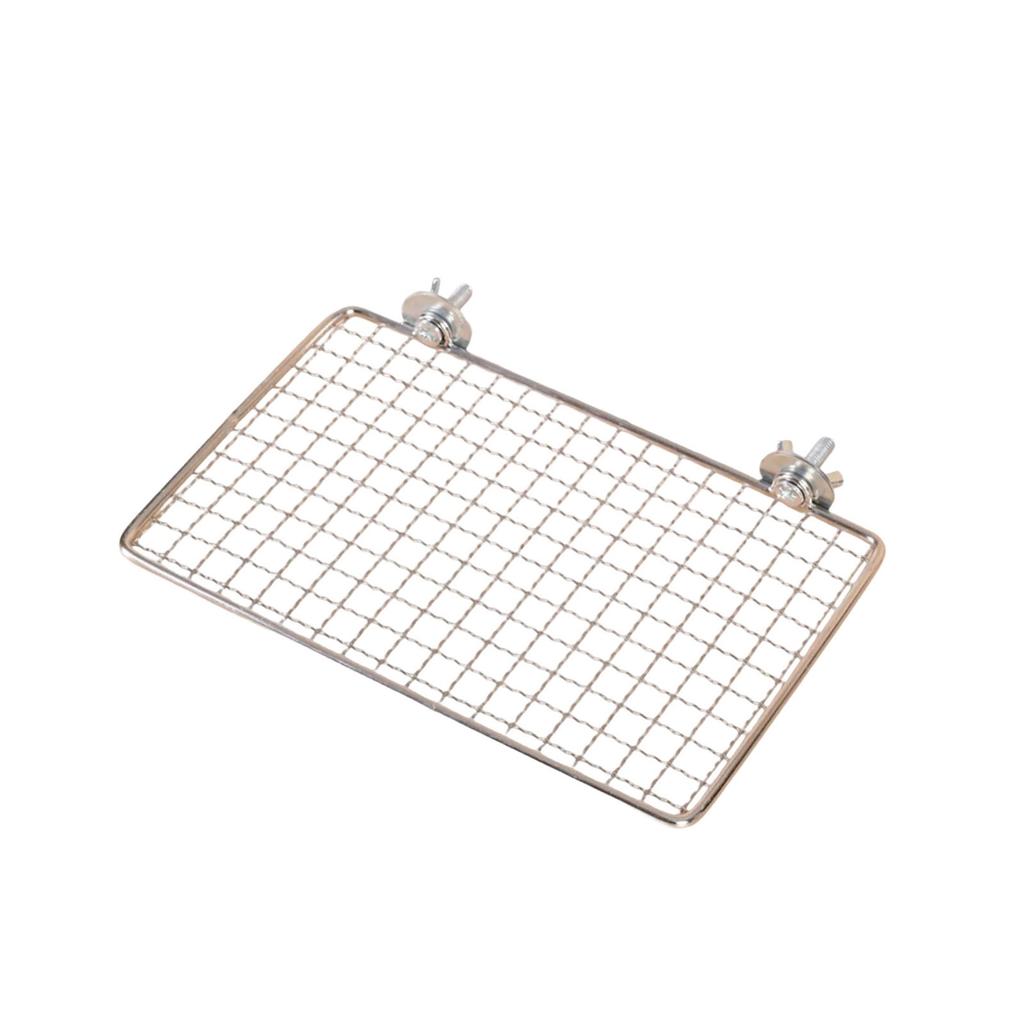 Bird Cage Accessories Stainless Steel Parrots Perch Platform Stand Shelf for Small to Large Bird Resting Jumping Stand