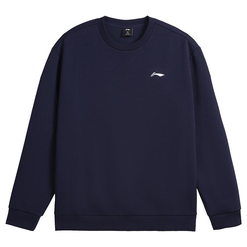 Li Ning Sweatshirts Unisex Ink Blue Moderate AWDVG77-4 2XL