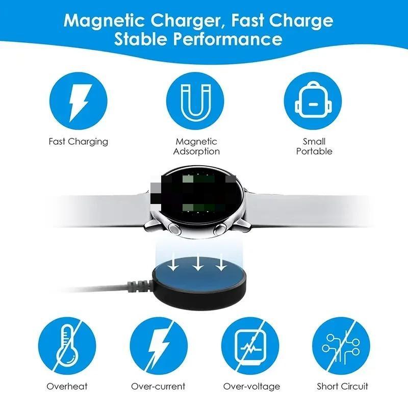 Zegarek magnetyczny Bezprzewodowa ładowarka Przenośny kabel USB Stacja dokująca do szybkiego ładowania
