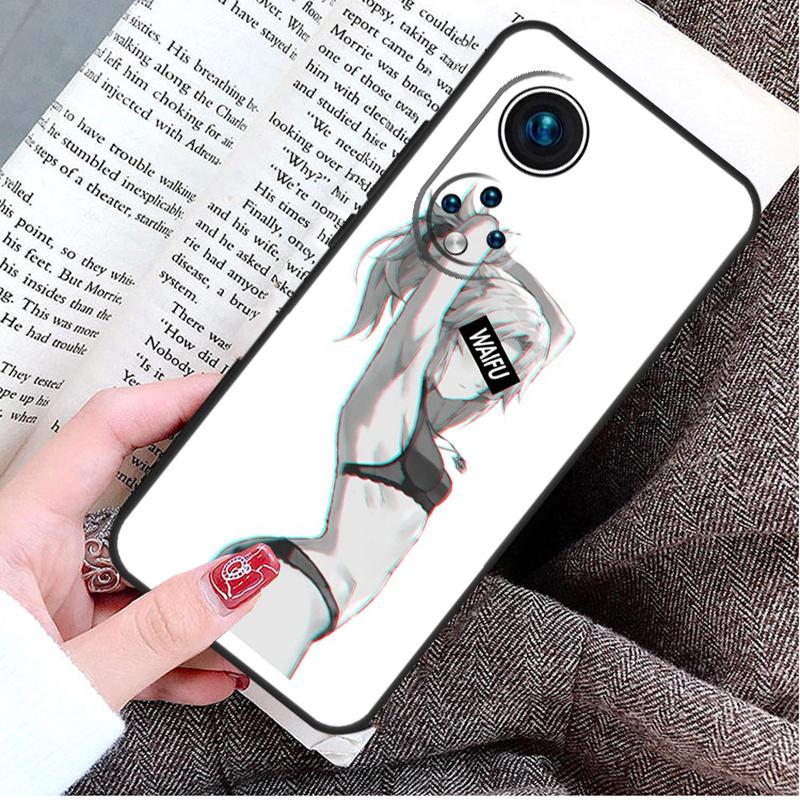 Sexy Manga Girl Case For Honor Magic 8 Pro 5 6 7 Lite Honor 400 200 50 70 90 X9d X9c X9b X9a X8b Win RT Cover
