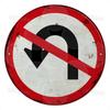 Vintage Retro Traffic Signs Collection HD Print Metal Tin Sign  Featuring  Unique Circular Warning  Prohibition Plates (No C