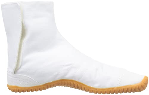 Soukaido Children's Festival Tabi Work Shoes, White, Size 25.5 cm, 4E