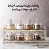 Telescopic Spice Seasoning Bottle Household Kitchen Seasoning Box Leak-proof Salt Storage Box