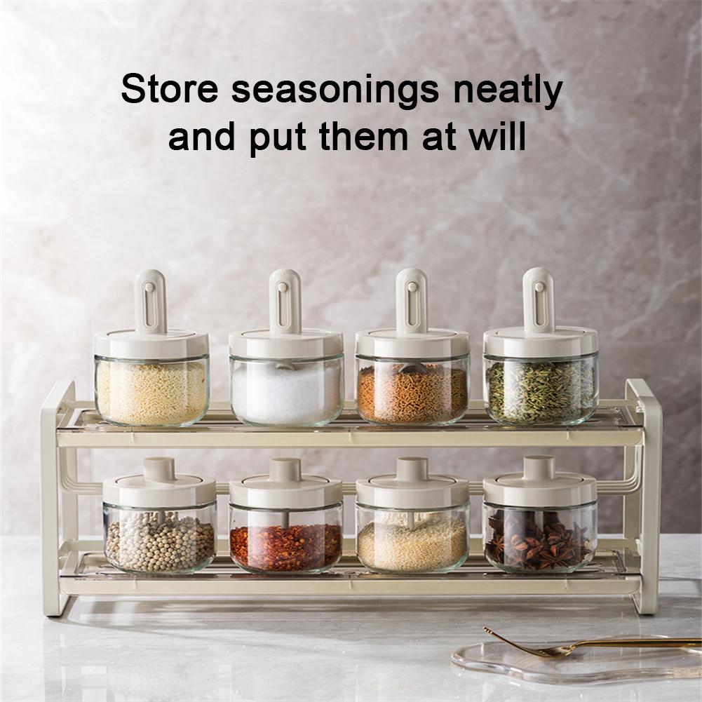 Telescopic Spice Seasoning Bottle Household Kitchen Seasoning Box Leak-proof Salt Storage Box