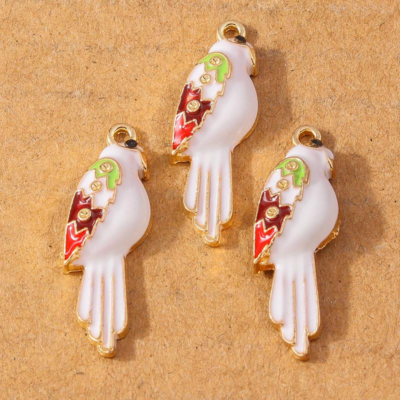 10pcs Enamel Crystal Rhinestones Animal Elephant Pendants Charms for Jewelry DIY Earrings Necklace Bracelet Accessories