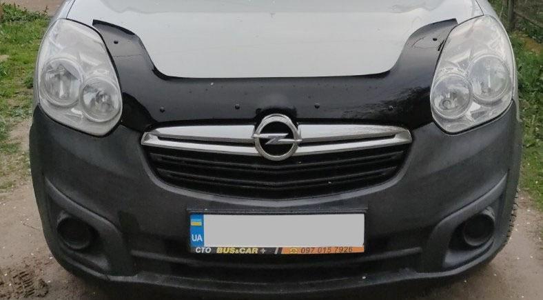 Дефлектор капота (EuroCap) для Opel Combo 2012-2018 гг