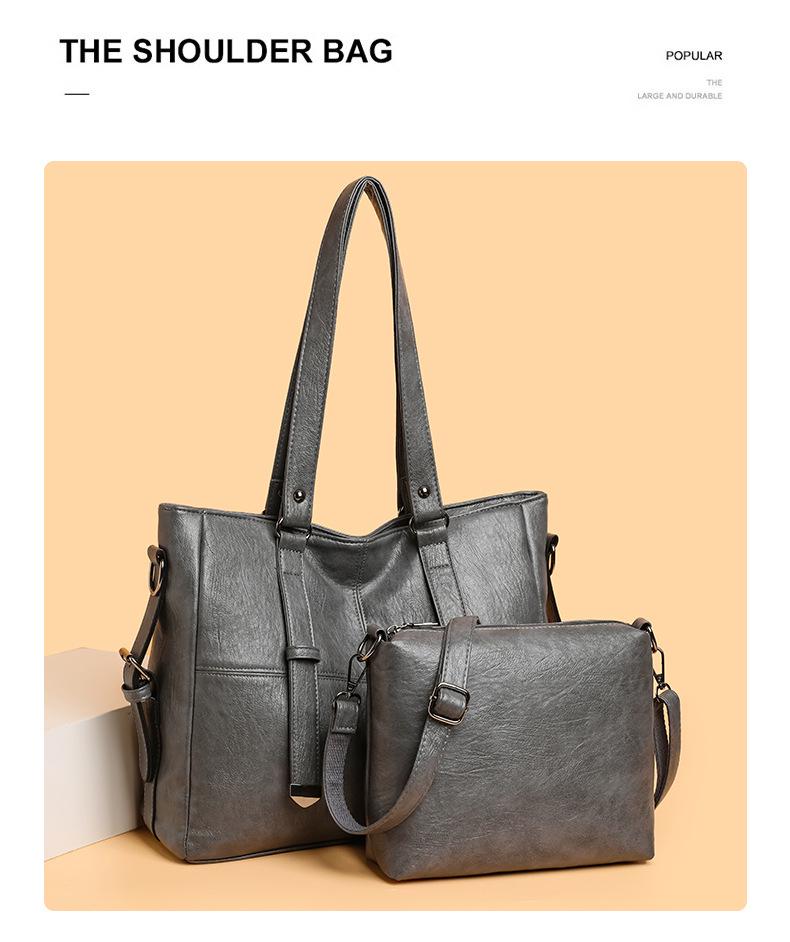 Women's 2025 Crossbody Tote Bag - New Style, Large Capacity, Versatile Handheld & Shoulder Bag