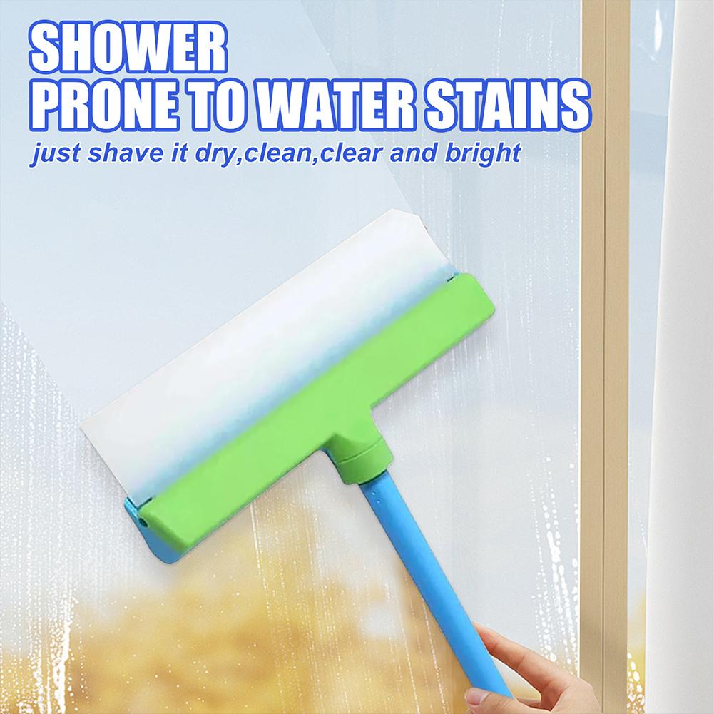 Window Cleaner Microfiber Scrubber Complete Glass Cleaning Set for Shower Mirror Door Car Cleaning