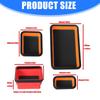 Solid Silicone Magnetic Screw Tray Collapsible Storage Box Portable Tool Holder Magnetic Parts Organizers For Mechanics