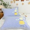 Set of 2 All-Cotton Gauze Pillowcases: Snap Button, High-Density, Non-Shedding, Four-Season Use