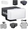 Godox iM20 Mini Camera Flitser Speedlite - 470 mAh/Type-c Opladen/440 Volle Vermogen Flitsen/3s Herlaadtijden/5 Vermogensniveaus/Handmatig, Camera Flitser voor Sony...
