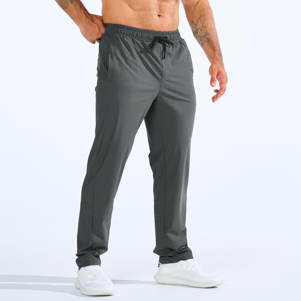 BROKIG Cooling Jogger Workout UV Gym Workout Ship Pocket Men's Pants, Sportswear, Sweatpants, Pants, Sweat-Wicking, Quick-Drying, Breathable,