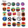 Footbag für Anfänger Häkeln Jonglierbälle Kinder Weiche Handgewebte Gestrickte Säcke Geschicklichkeitsaufbau Spaß Gleichgewicht Reflexe Koordination Verbessern Outdoor-Spiel &