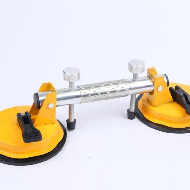 Ergonomic Suction Tile Levelers Iron Construction Optimizes Efficiency In Stone Surfaces Installation Work