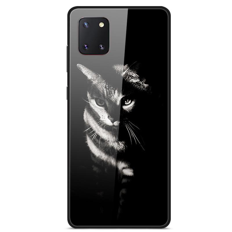 For Coque Samsung Note 10 Lite Case Tempered Glass Planet Space Cover for Samsung Galaxy Note10 Lite Case S10 Lite Glass Case