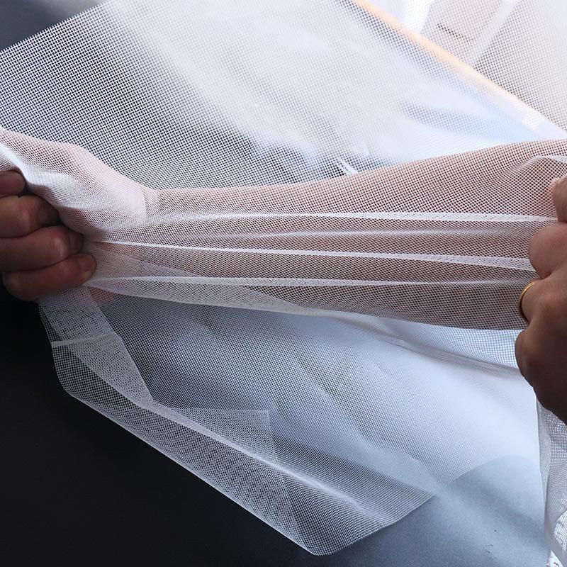 Magnetic Door Screen White Mosquito Net Customized Size Summer Insect Automatic Closing Suitable for Large Sliding Glass