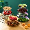 2/3 Layer Stainless Steel Fruit Stand Easy to Use Dessert Display Holder Cake Dessert Tray  Kitchen