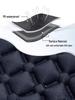 Moisture-Proof Inflatable Camping Air Mattress with Built-in Pump, 500g