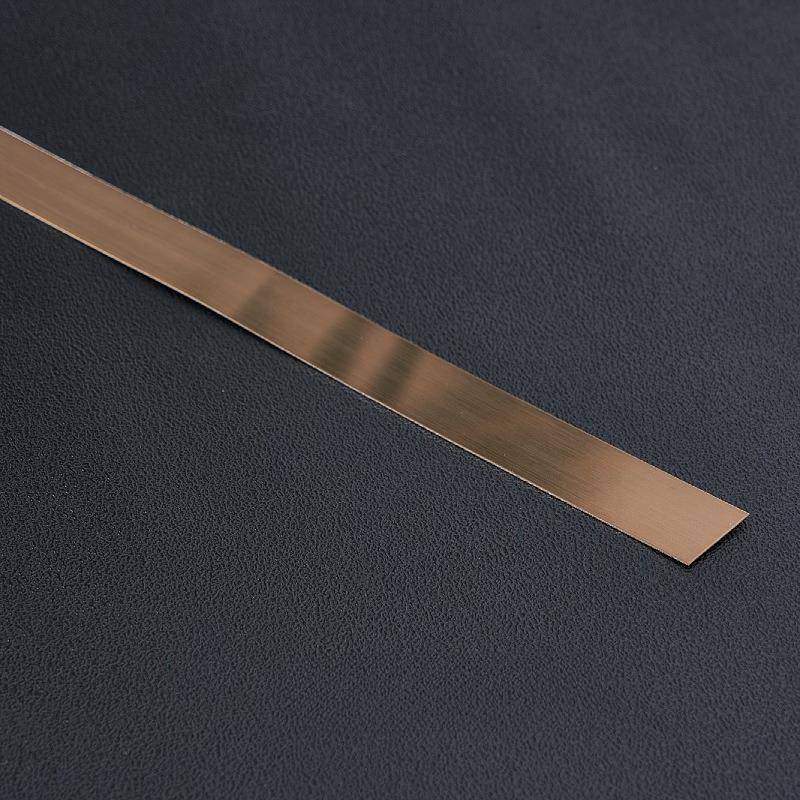 Black Titanium Alloy Self-Adhesive Decorative Ceiling & Wall Edging Strip