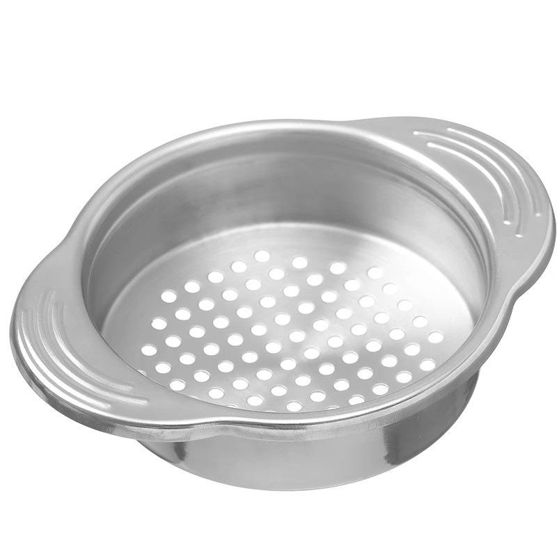 

1pc Creative Compact Practical Home Use Stainless Steel Filter With Ear For Drip And Strainer Kitchenware