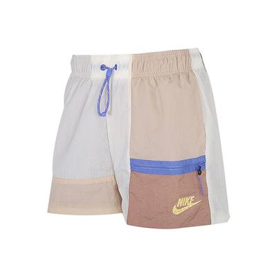 Icon Clash Spliced Shorts Women Bottoms Pale-Ivory CJ2285-110