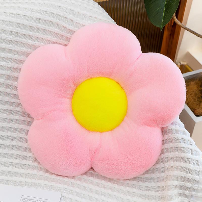 Plush Flower Cushion Toy With Pp Cotton For Home Decor And Comfort