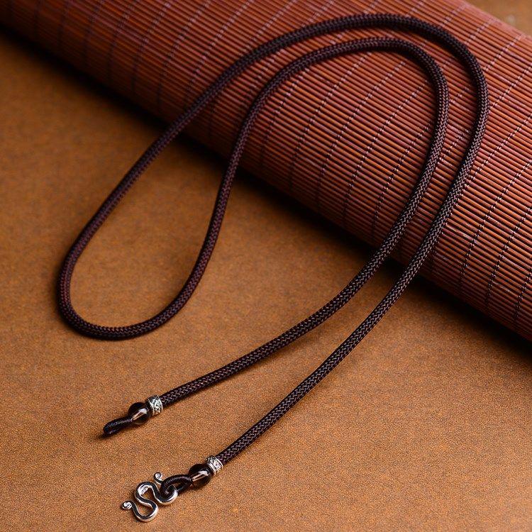 Adjustable Hand-Woven Thai Amulet Lanyard - Single, Double, or Multiple Hang Options