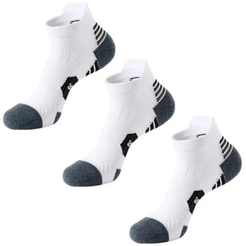 

3Pair Professional Fitness Sports Socks Towel Bottom Non-Slip Running Socks Men Women Short Quick-Drying Basketball Training Sox