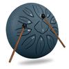 Steel Tongue Percussion Metal Drum for and Fatigue Includes Sheet Music and Storage Bag 11-Note Drum, 6-Inch, Instrument, Yoga, Meditation, Healing,