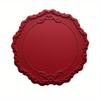 1 pz Sottobicchiere in Silicone Pizzo Tovaglietta Fondo in Rilievo Antiscivolo Tappetino Decorativo da Tavola Accessori da Cucina Tappetino Rotondo per Tazza Sottopentola