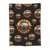 Guns N Roses Blanket Fleece Sofa Throw Blanket Warm for Couch Bedding Travel Throws Bedspread Quilt