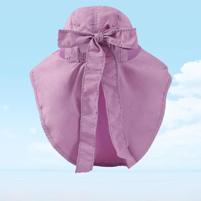 Unisex Fisherman Hat Neck Flap Bucket Hat For Girls Versatile Fashion Neck Flap Hat Bucket Hat Multiple Color