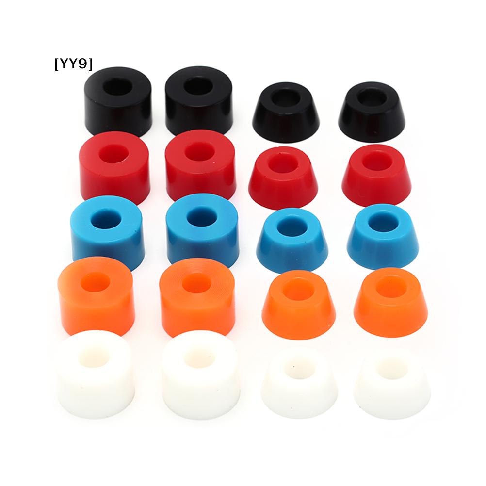 4Pcs Skateboard PU Hanger Cushion Set, Shockproof Truck Bushing for Skate Scooter Wheels Axle[YY9]