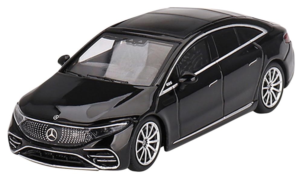 MINI GT Scale EQS 580 4MATIC Black Finished Product 1/64 Mercedes-Benz (Left-Hand Drive)