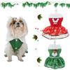 Dog Christmas Costume Skirt Christmas Bling Dog Dress Christmas Theme Dog Dress Outfit Christmas Dress Up Supplies