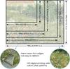 Monet Tapestry Impressionist Art Landscape Tapestry for Bedroom Vintage Green Floral Garden Tapestries Wall Hanging for Living